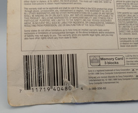 Sony OEM PlayStation 1 PS1 Memory Card SCPH-1020 - NEW SEALED