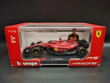 F1 Bburago Race 1/43 2022 Charles Leclerc 16 Scuderia Ferrari F1-75 PLS READ