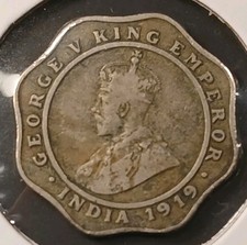1919 India 4 Annas Nice Circ *Opening at .99c NR*