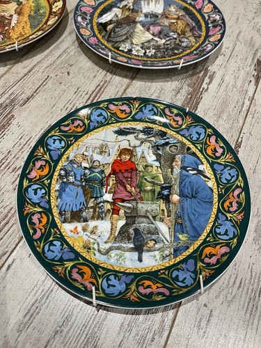 Wedgwood Bone China Teller Kings Queens Made In England Wandteller Sammlerstück - Bild 13 von 21