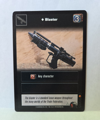 Star Wars Young Jedi CCG Menace of Darth Maul: Blaster #119