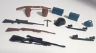 Hasbro G.I. Joe 1964 Adventure Team Accessories Lot Rifles, Hat, Gun Belt & more