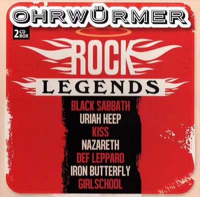 2xCD Black Sabbath / Kiss / Def Leppard a.o. Ohrwürmer - Rock Legends Ohrwürm