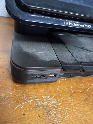 HP Photoshop 7525 Print Fax Scan Copy Web Machine For Parts Untested Black - Picture 4 of 11