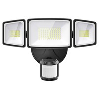 LED Strahler AußEn Bewegungsmelder Fluter Kaltweiß Wasserdicht Garten 5000 LM