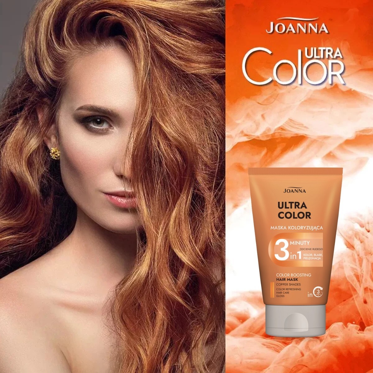 Joanna Copper Colouring Conditioner 3 Minutes Color Enhancing Care Conditioner