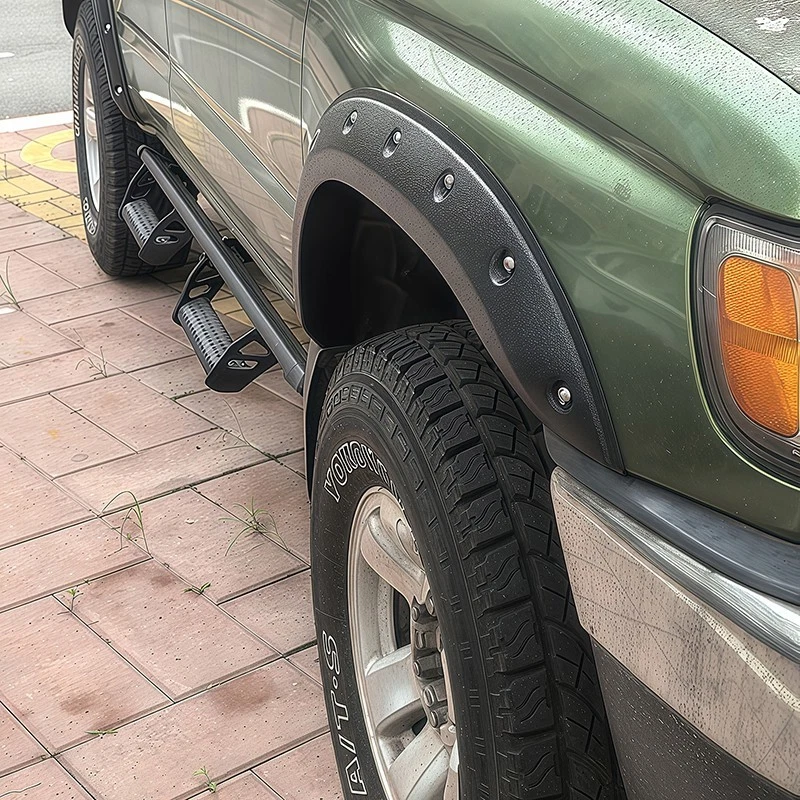 4 piezas cubiertas de arco de rueda con llamaradas para guardabarros estilo remache para Toyota 4Runner 1996-2002 Foto 2 de 4