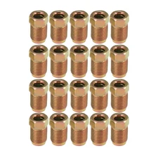X AUTOHAUX 20pcs M10x1.0 Threads Brake Line Nut Fittings for 3/16" Steel Brak...