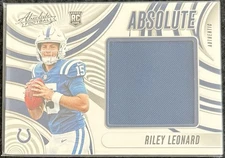 2025 Panini Absolute Authentic Riley Leonard AJ-RLD Rookie Jumbo PATCH