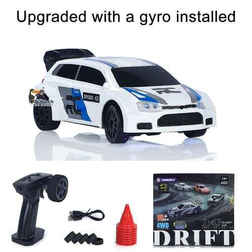 Mini RC 2.4G Drift Car 1/43 Racing Vehicle High Speed 4*4 RTR Toy with Gyroscope - Picture 5 of 12