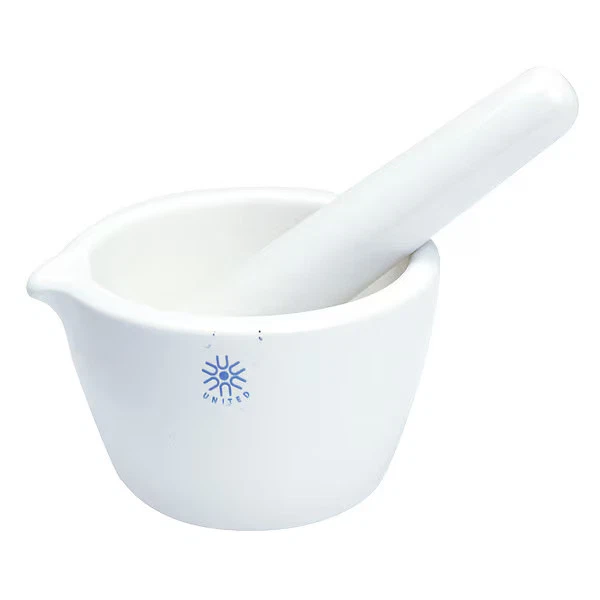 United Mortar and Pestle, Porcelain, Glzd, 1150C JMD275 United JMD275