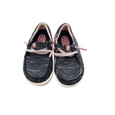 Hey Dude Wendy Toddler Jersey slip-on shoes in black K7