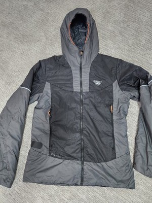 Men's Dynafit Speed Insulation Hooded JacketSize Small Black  Puffy Coat Light