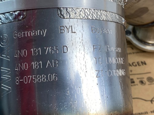 AUDI S4 S5 RS4 RS5 Katalysator Partikelfilter 8W0254800H 8W0131703AJ OEM Neu - Picture 7 of 9