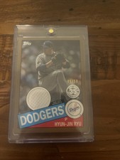 2020 Topps - 1985 Topps Baseball Relics Hyun-Jin Ryu #85R-HR Gold /50 (MEM)