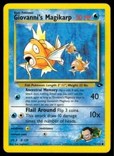 Giovanni's Magikarp 73/132 Unlimited Common Gym Challenge Pokemon LP on eBay