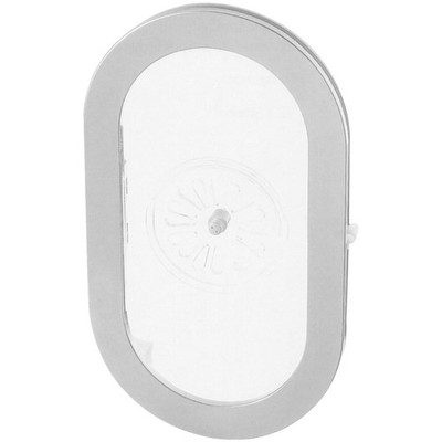 Durchsprecher für 4 - 5,5 mm Glasstärke, 170 x 295 mm, Kunststoff hellgrau