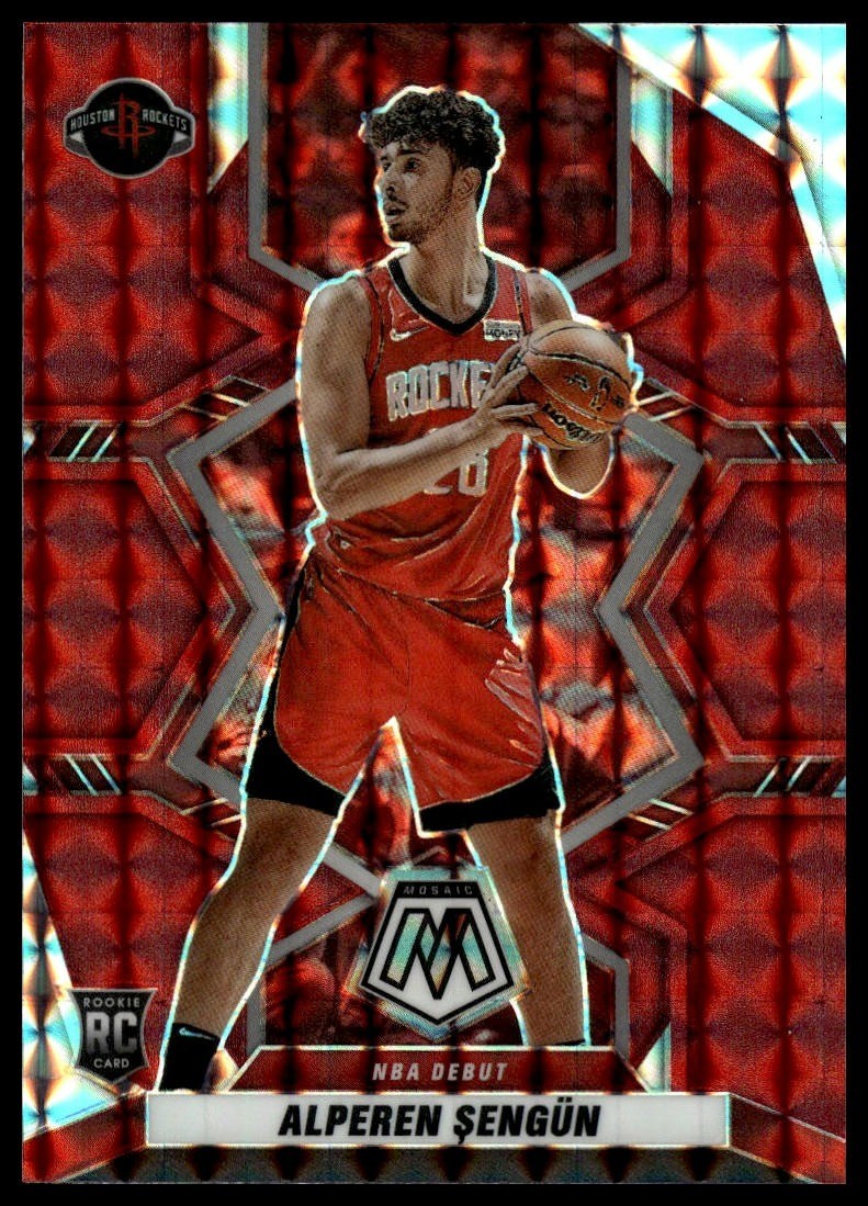 2021-22 Panini Mosaic #272 Alperen Sengun Red RC