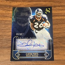 2025 Panini Silhouette Clinton Portis #PS-CPS Profile Signatures /99 Broncos 