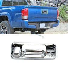 For Toyota Tacoma 2016-2023 Chrome Rear Tailgate Rear Door Handle Bowl Cup Cover
