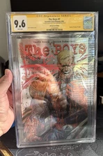 The Boys #7 Homelander Battle Damaged FOIL TYLER KIRKHAM 9.6 CGC SS Remarked