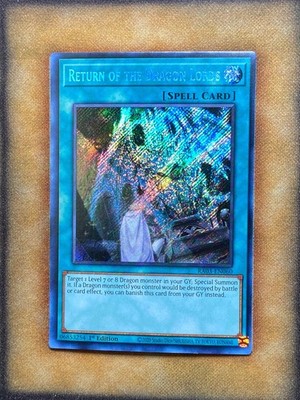 Yugioh Return of the Dragon Lords RA03-EN060 Secret Rare 1st Ed NM