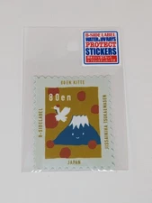 B-Side Label Sticker Fuji Crane 80 yen stamp Waterproof US SELLER