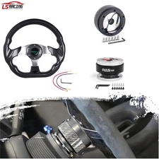 Pane Steering Wheel+Quick Release+Hub Adapter 186H For Volkswagen VW Golf Jetta