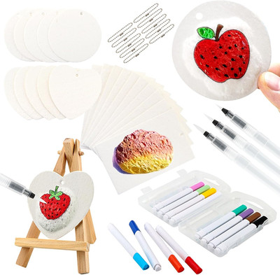 46pcs Magic Puffy Paint Kit Magic 3D Foam Texture Painting Kit 3D Drawing Magics