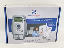Smart Shopper Grocery List Organizer Voice Printer List Maker Read Description
