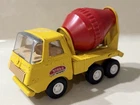 Vintage 1970's Tonka Pressed Steel 5" Yellow Cement Mixer Truck. Nice Condition