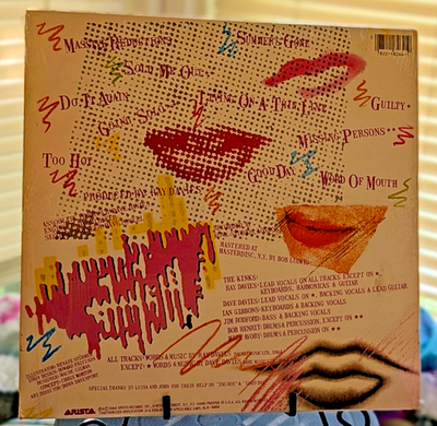 The Kinks Word Of Mouth LP Vinyl Record Arista US 1984 AL 8-8264