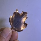 Vintage Nmc COPPER Maple Leaf Pin Size:2.25x1.75 In — photo 4