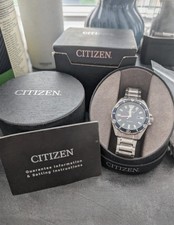 Citizen Eco-Drive Dive Watch - BlueDial/Bezel - Full Set
