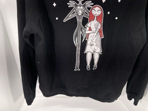 Nightmare Before Christmas Disney Hoodie Sweatshirt Youth Boys XL Black Pullover - Picture 3 of 12