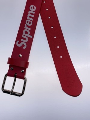 【箱・タグ付】Supreme Repeat Leather Belt SM Supreme Repeat Leather Belt (SS24) - $148