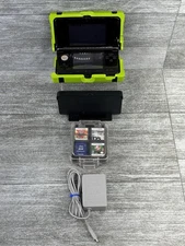 Nintendo 3DS Cosmo Black CTR-001 Handheld System Bundle W/Accys Games Nerf Cover