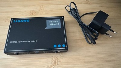 Ligawo HDMI Switch 4:1 / 2x 2:1 4K 1080p 3D