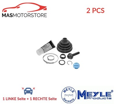 ACHSMANSCHETTE ANTRIEBSWELLE PAAR WHEEL SIDE VORNE MEYLE 100 498 0075 2PCS A NEU