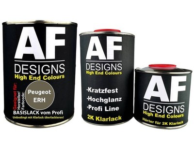 FÜR Peugeot ERH Papyrus Metallic 2,5L Autolack Set Klarlack Härter