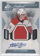 2015 SP Game-Used Inked Rookie Sweaters 103/149 Brock McGinn #IRS-BM Auto 0i1q