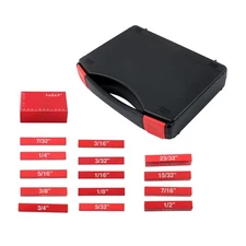 15 Pack Bench Saw Woodworking Measuring Block Precision Aluminum Setup Bars