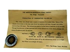 1954 SILVER ROOSEVELT DIME NUETRON IRRADIATED BY MUSEUM OF ATOMIC ENERGY LQQK !!