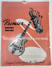 Multivox Premier electric guitar amp acoustic guitar catalog 1963 + Hofner