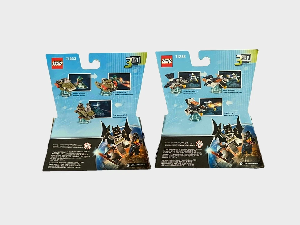 Lego Dimensions: Legends of Chima: Cragger (71223) & Erin (71232) Sealed NEW - Image 2 of 2