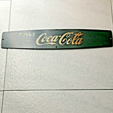 Rara Insegna Coca Cola vintage "Buvez" in masonite logo oro anni 40/50 originale