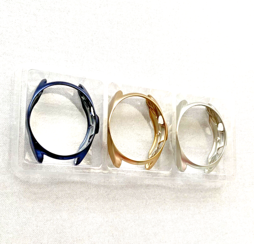 3 PACK GALAXY WATCH3 BUMPER COVERS 41mm SILVER GOLD BLUE - Picture 2 of 3