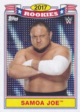 2018 Topps Heritage WWE Top 10 Rookies  Samoa Joe #TR-4