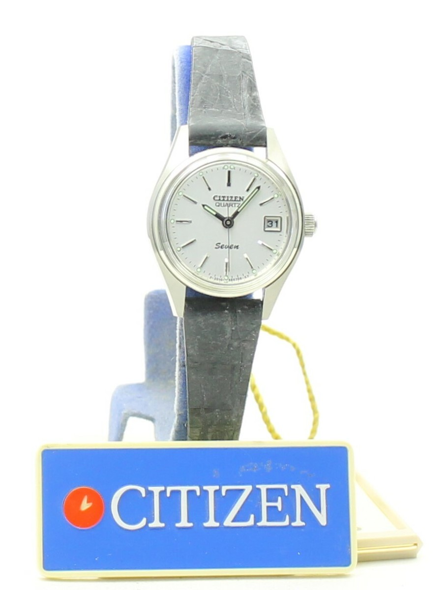 RARE VINTAGE CITIZEN SEVEN Quartz WATCH 2010-282400 KT Japan
