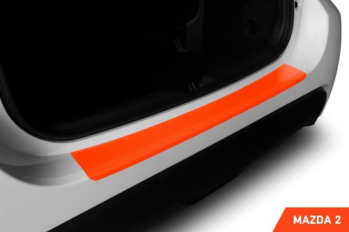 Lámina protectora de borde de carga para Mazda 2 4 (IV) XP21 óptica carbono - Imagen 2 de 6